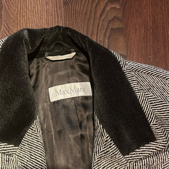 MaxMara vintage, herringbone, pure wool jacket - Picture 2 of 5